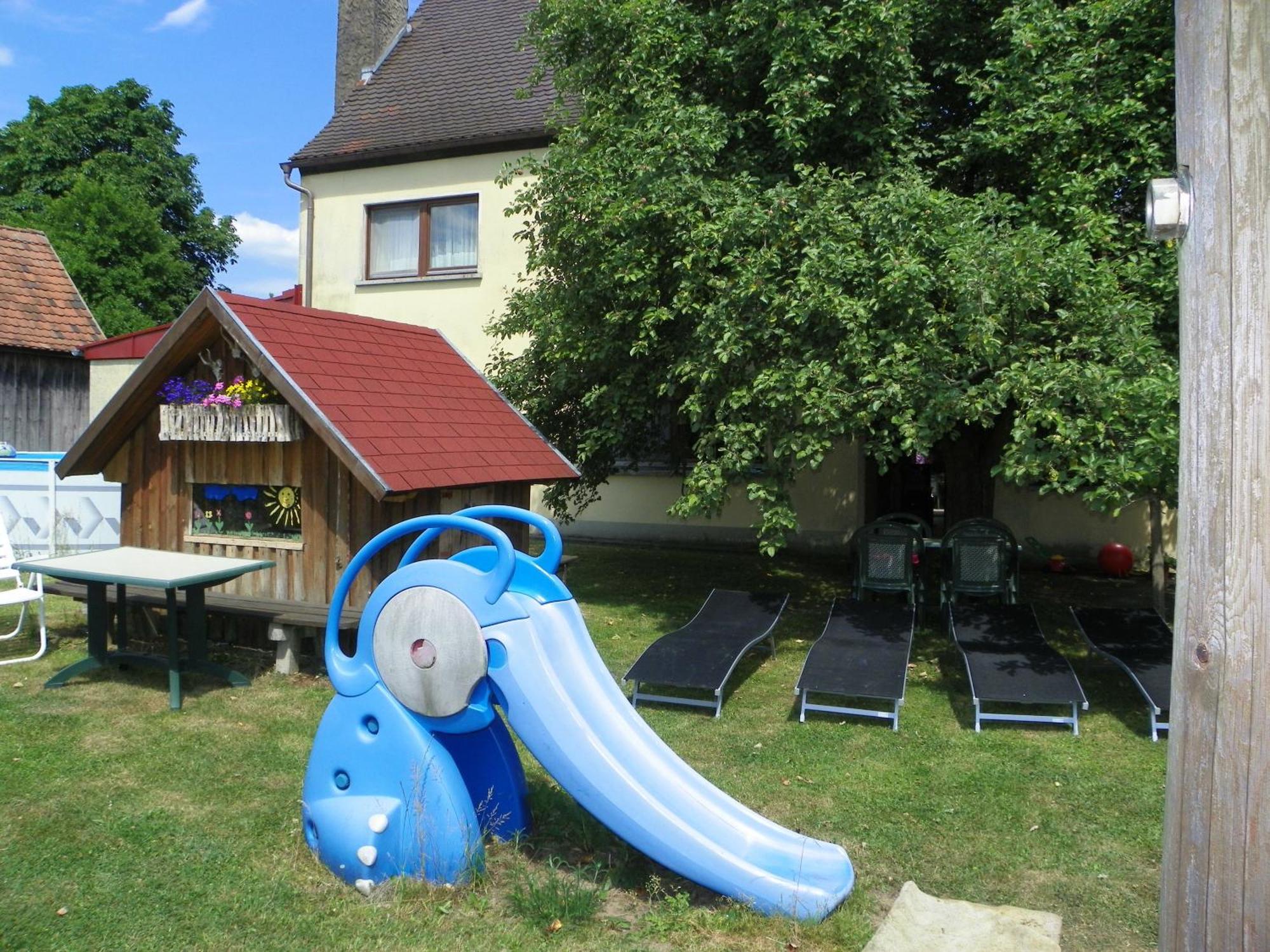 Landhotel Steigerwaldhaus Burghaslach Buitenkant foto